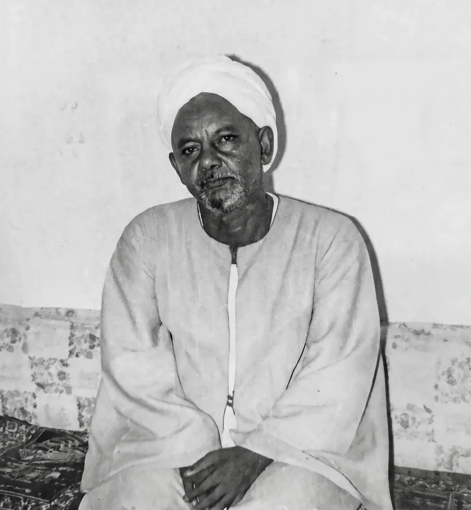 الشيخ ماهر إسماعيل جاهين في شبابه